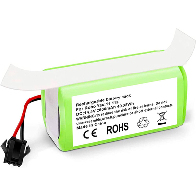 RoboVac Stofzuiger Lithium Batterij 11S 15C 15T 14.4V 2800mAh Li Ion Batterij