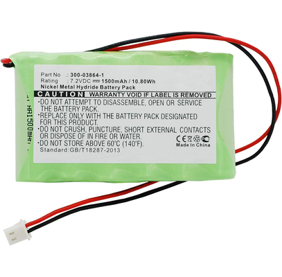 Ni-MH Stofzuiger Lithium Batterij 1500mAh 7.2V Li Ion Batterij 300-03864-1