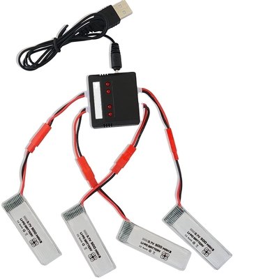 U818A U817 lithium-polymeerbatterij 3.7v 500mah Lipo-batterij met X4-oplader