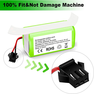 RoboVac Stofzuiger Lithium Batterij 11S 15C 15T 14.4V 2800mAh Li Ion Batterij