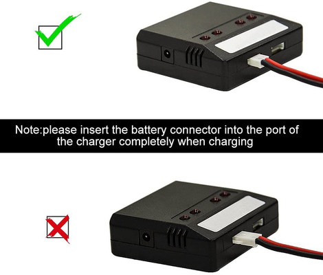 U818A U817 lithium-polymeerbatterij 3.7v 500mah Lipo-batterij met X4-oplader