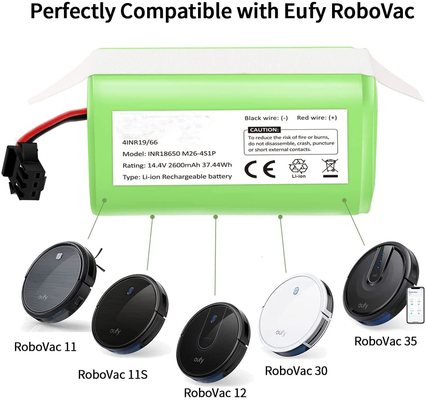 14,4 V 2600 mAh Li-ionbatterij 15C A800 oplaadbare vervangende batterij