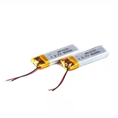 1S1P lithium-polymeerbatterij 90 mAh 3,7 V rechthoekige lithium-ionbatterij