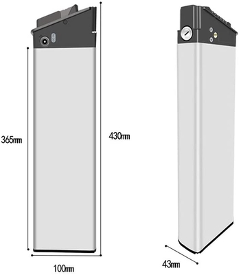 4.25v Fiets Lithium Batterij Lichtgewicht TB108 E Fiets Batterij 48v 12.8ah