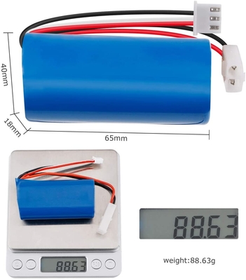 Oplaadbare 1300 mah Li-ionbatterij NCM 7,4 V lithium-ionbatterij UN