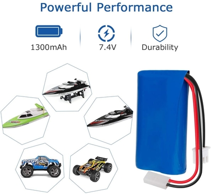 Oplaadbare 1300 mah Li-ionbatterij NCM 7,4 V lithium-ionbatterij UN