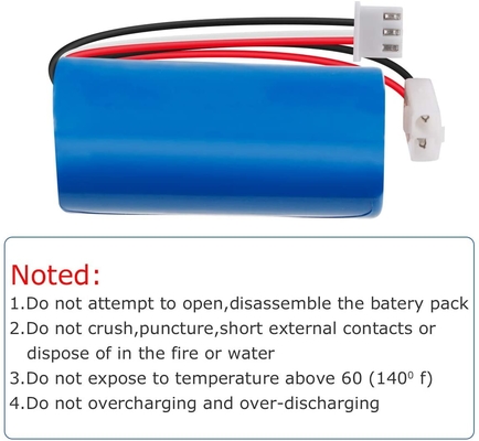 Oplaadbare 1300 mah Li-ionbatterij NCM 7,4 V lithium-ionbatterij UN