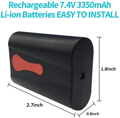 7.4V 3350mAH 3C lithiumbatterij NCM op batterijen werkend verwarmingsmatras