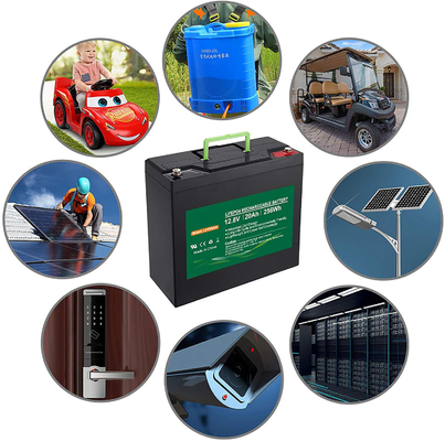 24v 12v 100ah / 36v 20ah / 48v 20ah LiFePO4 lithiumbatterij voor zonne-opslag
