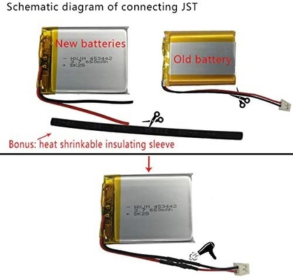 Nuvi 205 lithium-polymeer oplaadbare batterij 3,7 V 1000 mAh Li-ionbatterij GPS