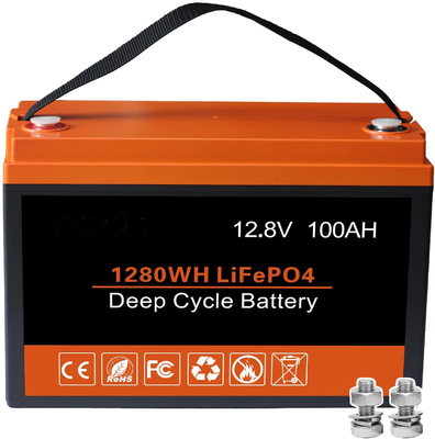 1,2 kg oplaadbare batterij 12V 100AH ​​lithiumbatterij LFP Deep Cycle