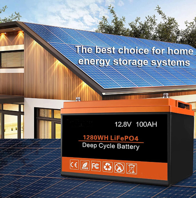 1,2 kg oplaadbare batterij 12V 100AH ​​lithiumbatterij LFP Deep Cycle